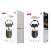 XO F49 Διπλό Ηχείο Speaker & Φως Camping (Μαύρο)